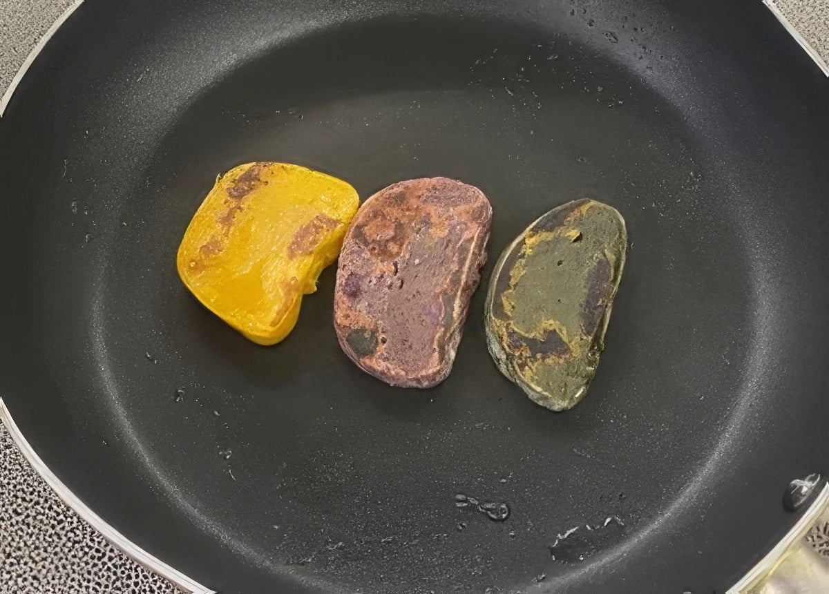 両面に焼き色がついたかんころ餅