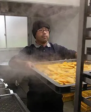 かんころを乾燥する