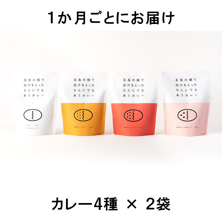 【送料無料】カレー定期セット　1か月ごと