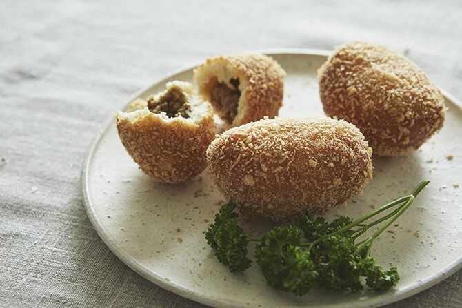 ホットケーキミックスでつくるカレーパン